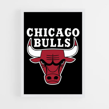 Pôster do logotipo do Chicago Bulls