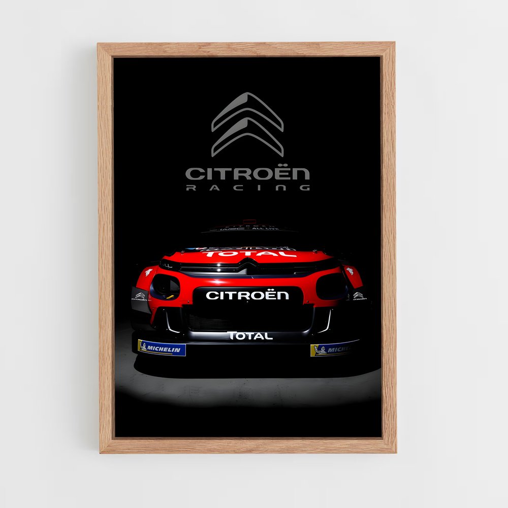 citroen-8 cadre Bois clair