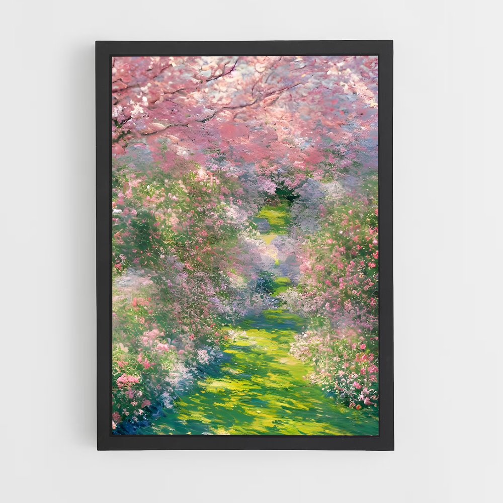 claude-monet-3 cadre Noir