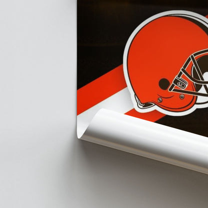 Pôster do logotipo do Cleveland Browns