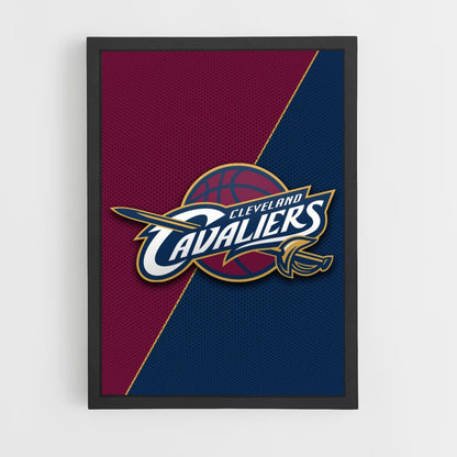 Pôster do logotipo dos Cleveland Cavaliers