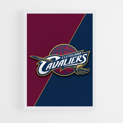 Pôster do logotipo dos Cleveland Cavaliers