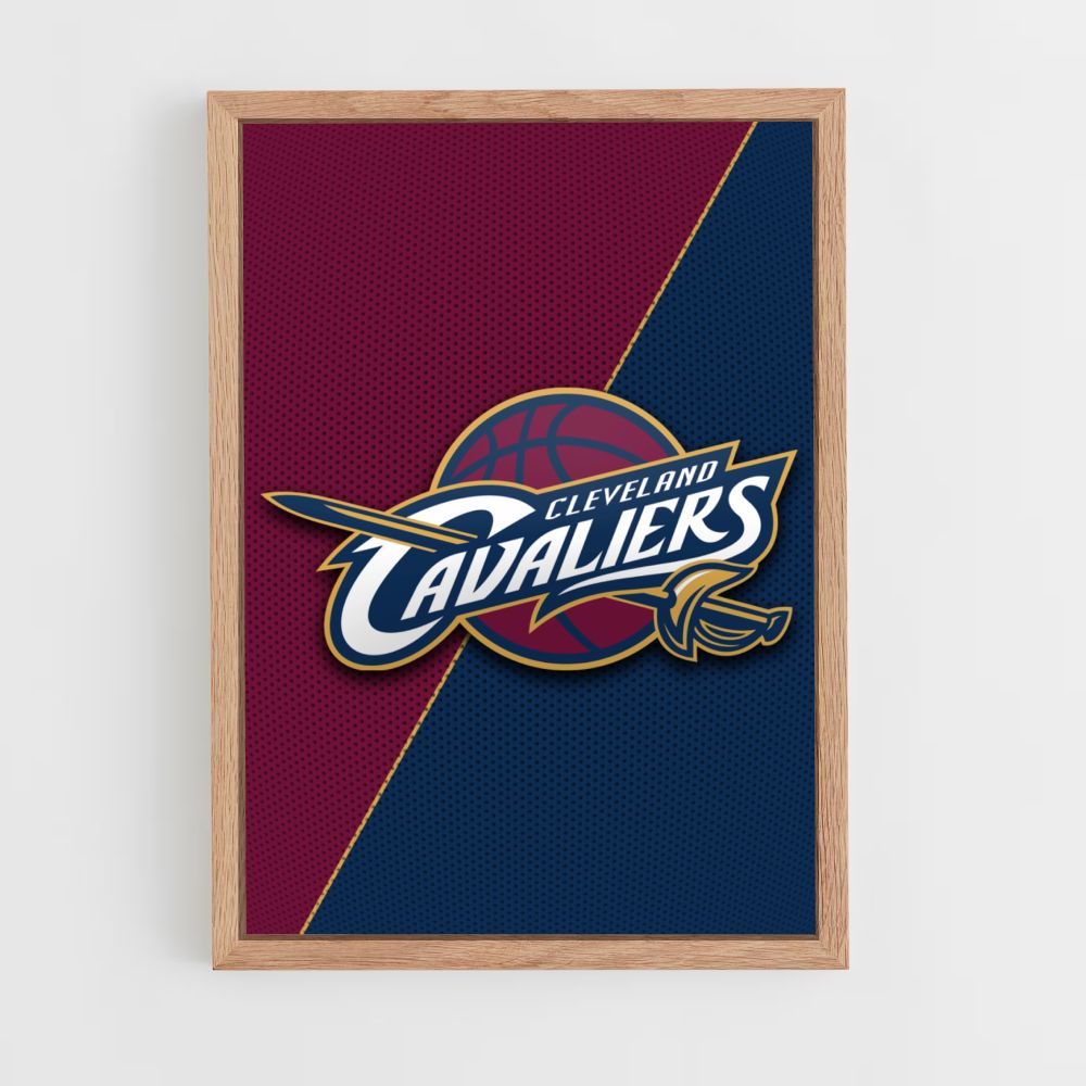 Pôster do logotipo dos Cleveland Cavaliers