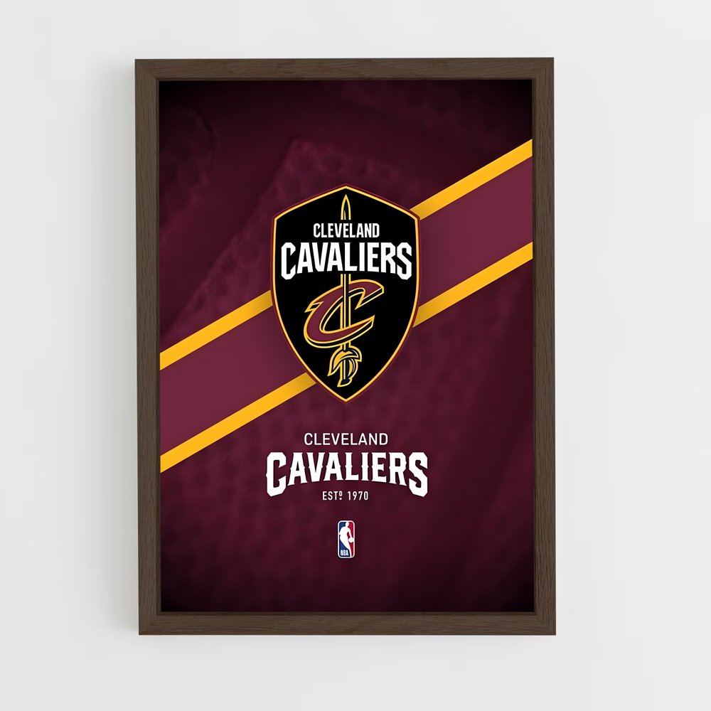 cleveland-cavaliers-6 cadre Bois foncé