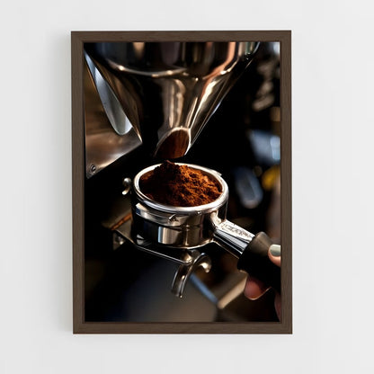 coffee-4 cadre Bois foncé