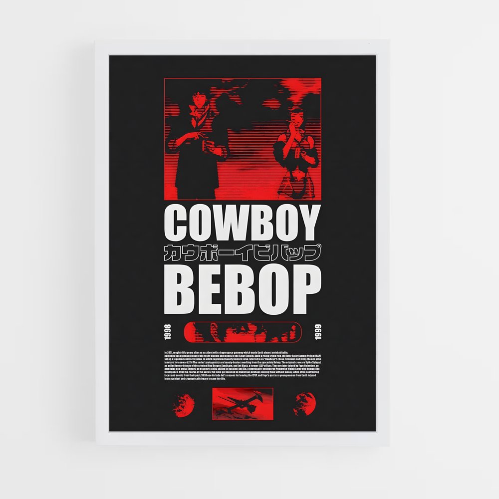cowboy-bebop-2 cadre Blanc