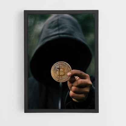 Pôster de hackers de Bitcoin