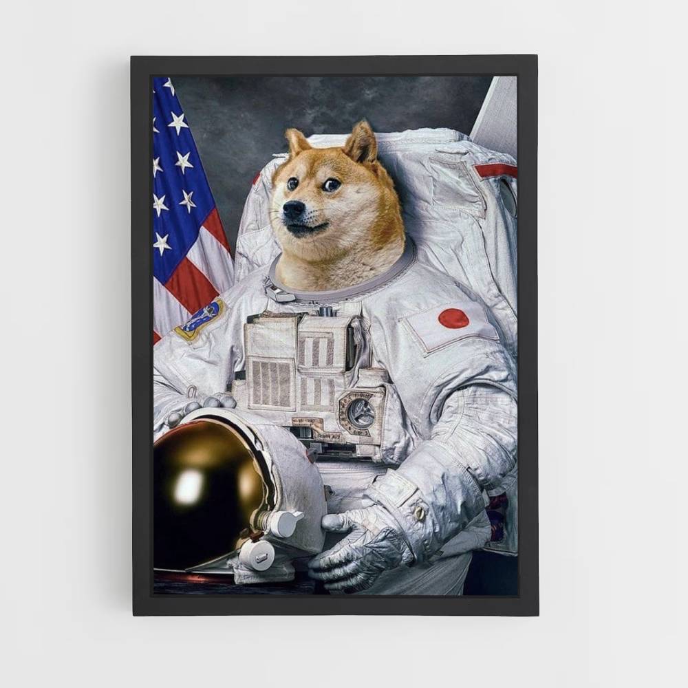 Pôster Doge Astronauta