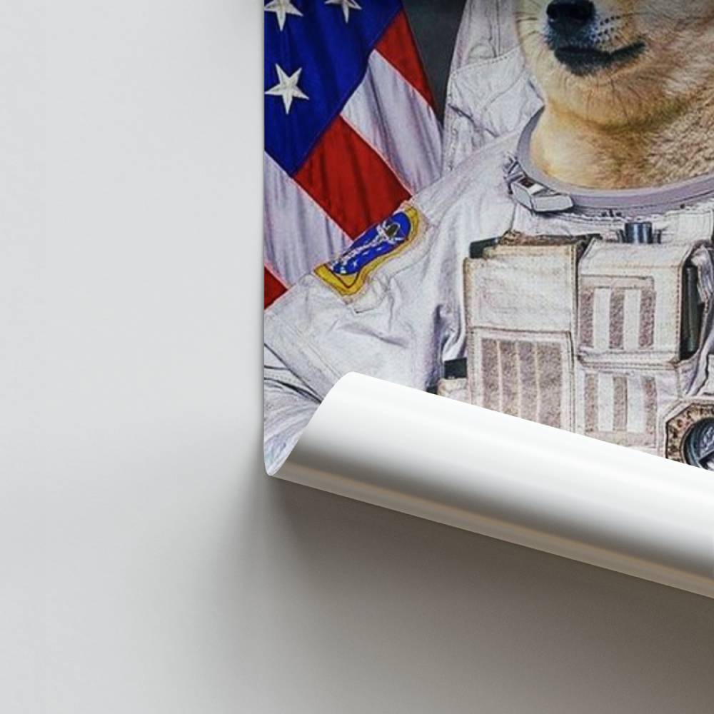 Pôster Doge Astronauta