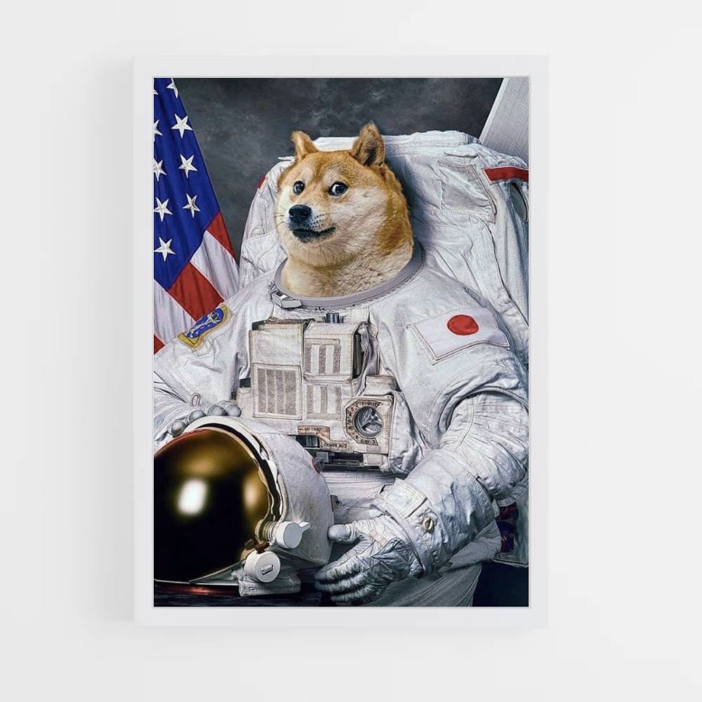 Pôster Doge Astronauta