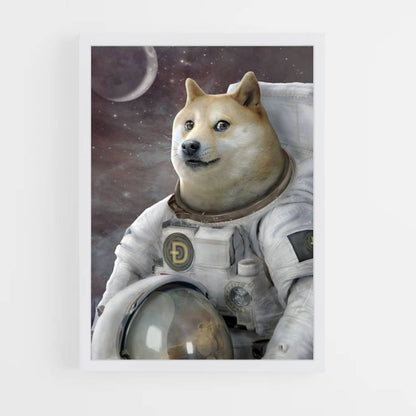 Poster Doge no espaço