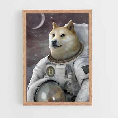 Poster Doge no espaço