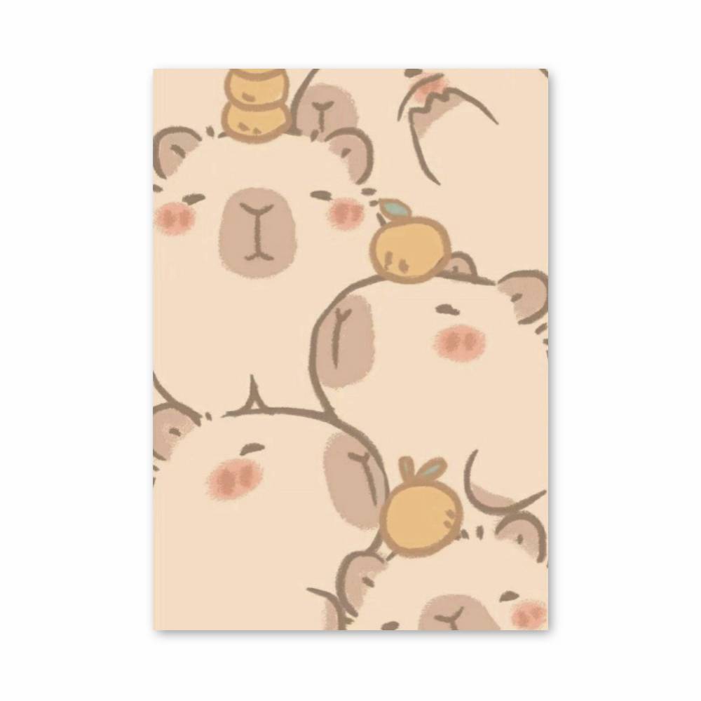 Poster Capybaras Mignons