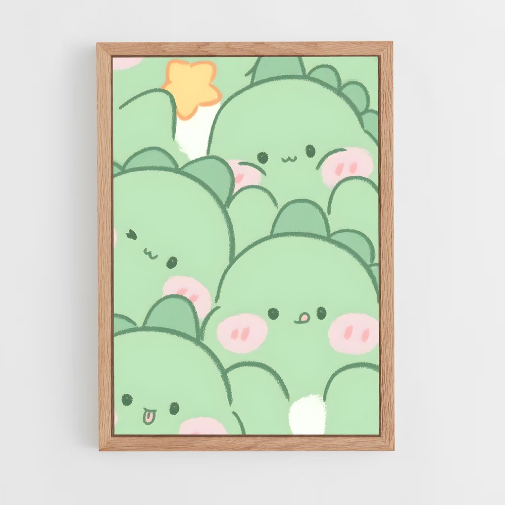 cute-animals-16 cadre Bois clair