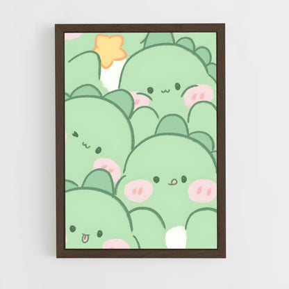 cute-animals-16 cadre Bois foncé