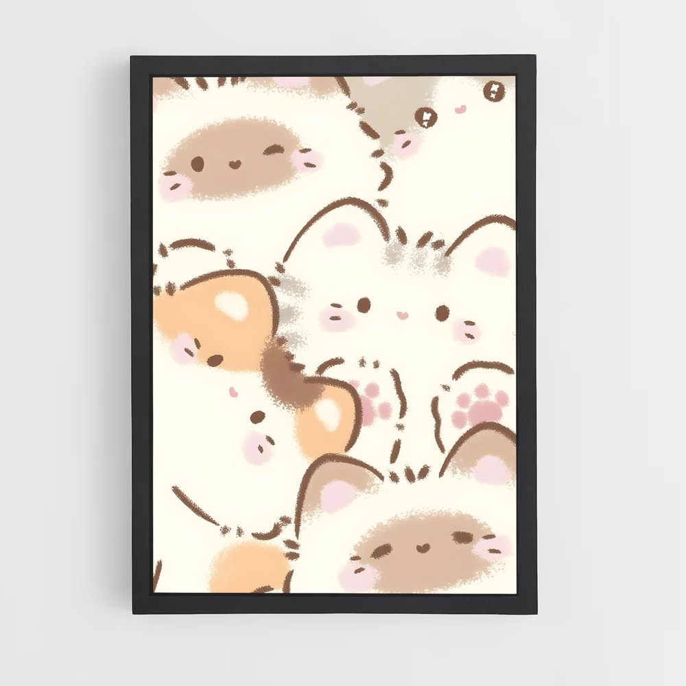 cute-animals-18 cadre Noir