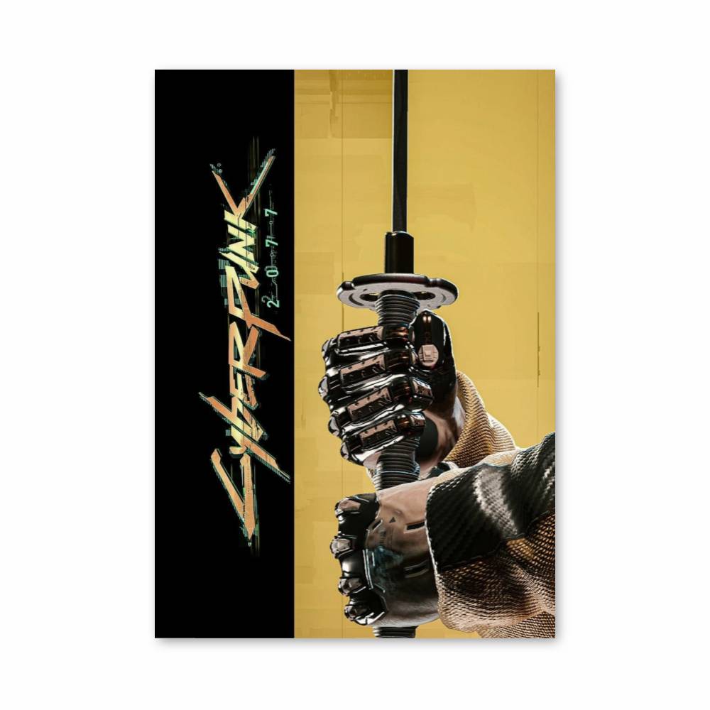 Poster Cyberpunk Katana