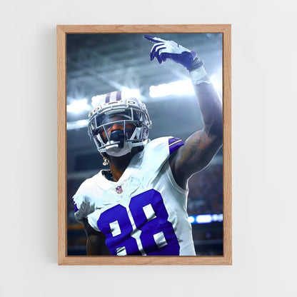 dallas-cowboys-5 cadre Bois clair