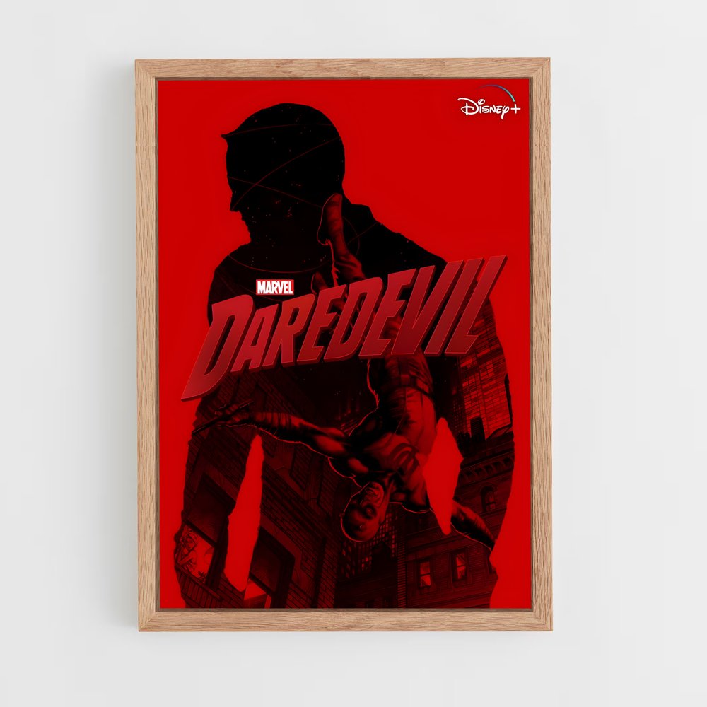 daredevil-14 cadre Bois clair