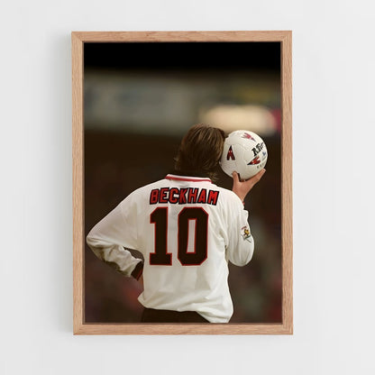 david-beckham-10 cadre Bois clair