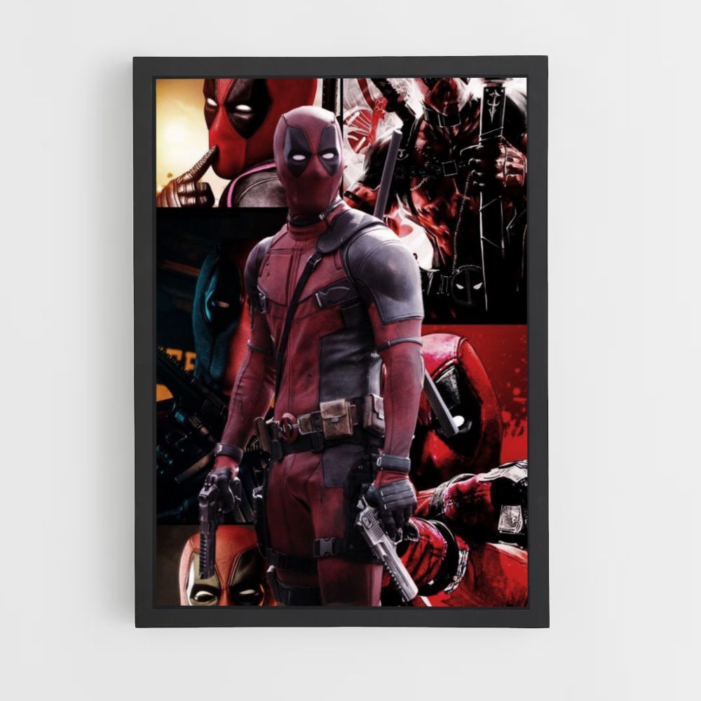 Colagem de pôster Deadpool