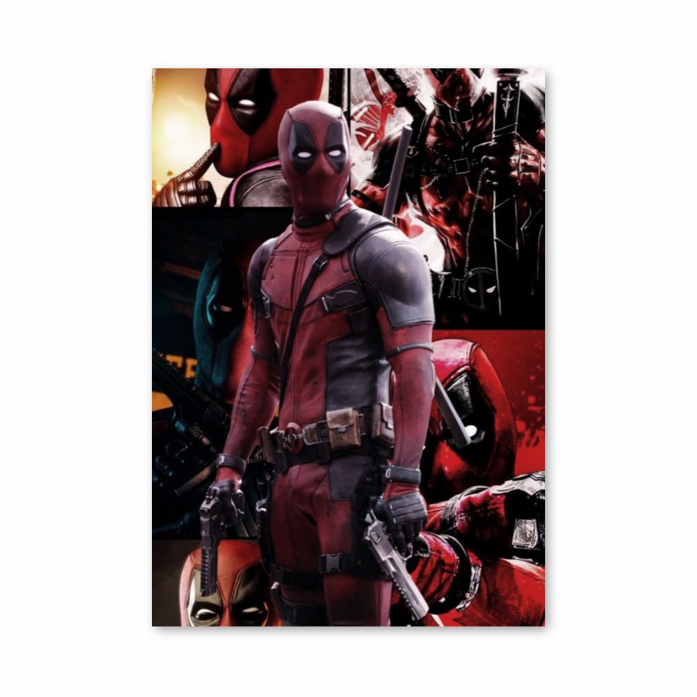 Colagem de pôster Deadpool