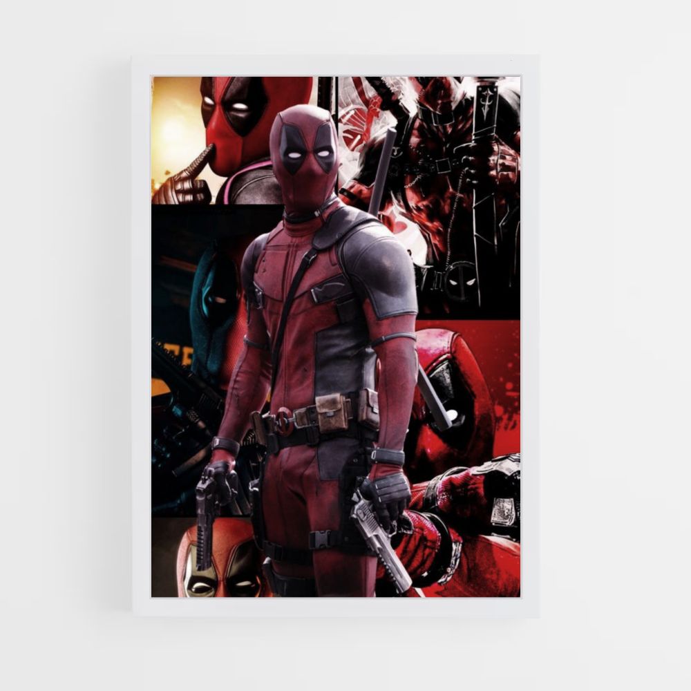 Colagem de pôster Deadpool