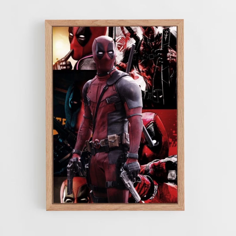 Colagem de pôster Deadpool