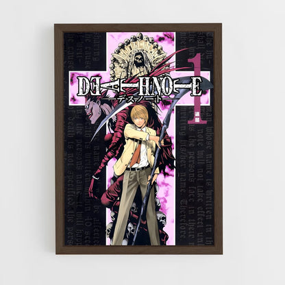 deathnote-2 cadre Bois foncé