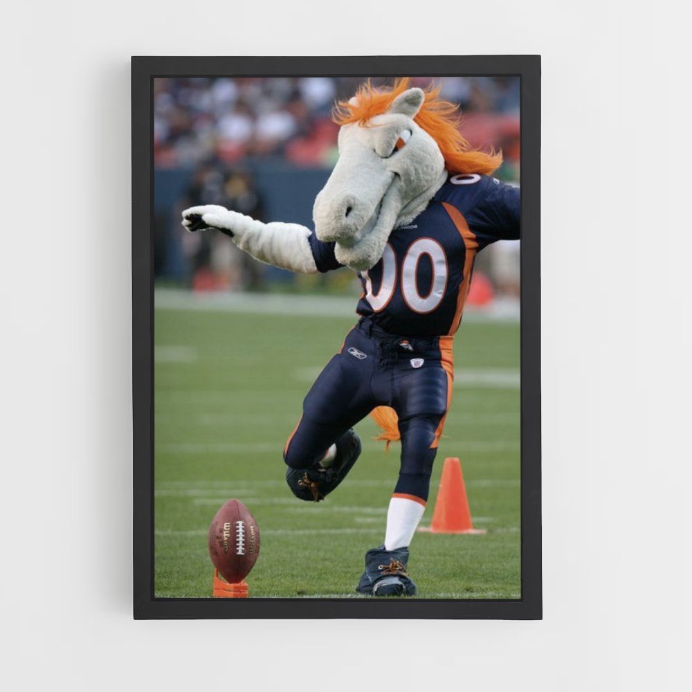 Pôster Mascote do Denver Broncos