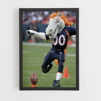 Pôster Mascote do Denver Broncos