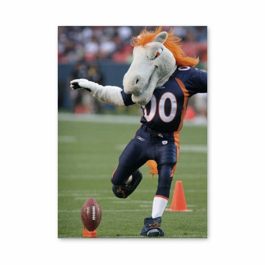 Pôster Mascote do Denver Broncos