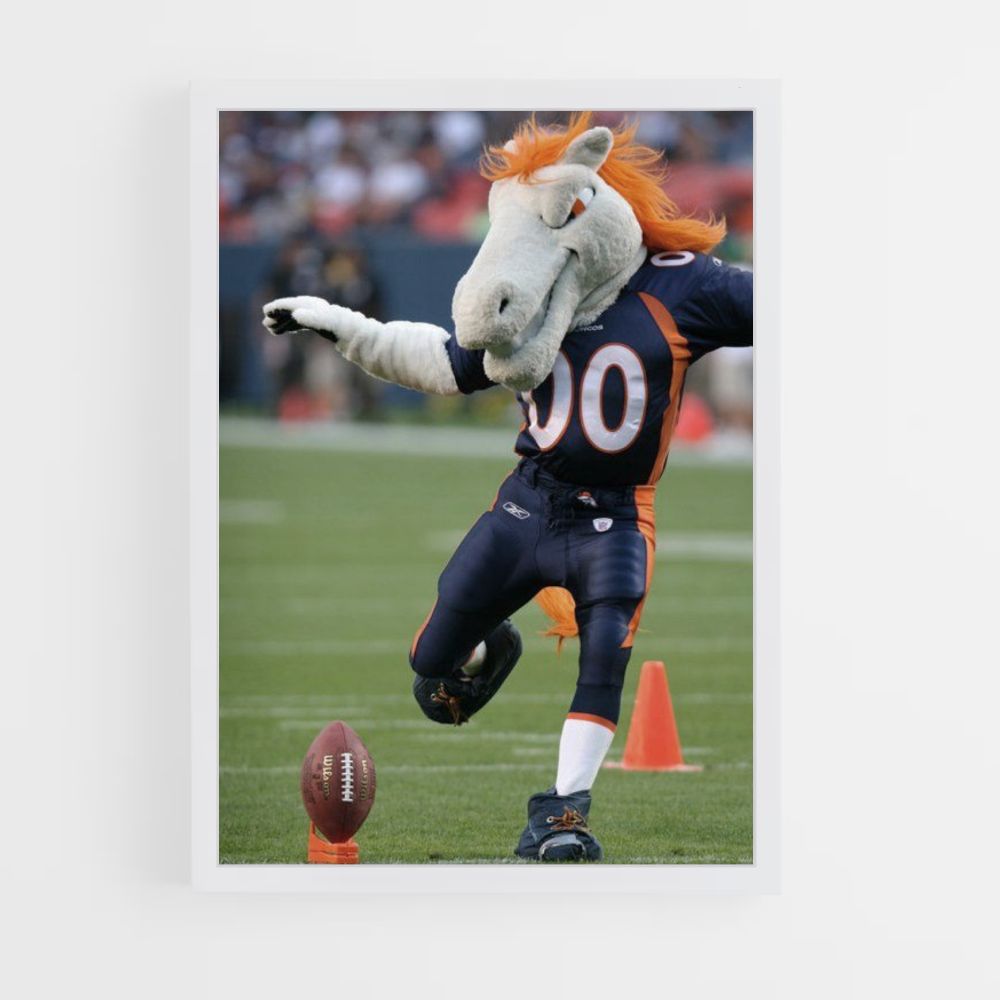 Pôster Mascote do Denver Broncos