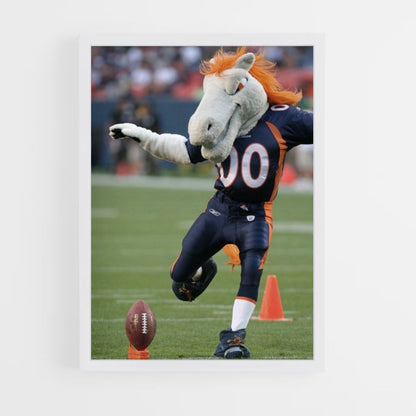 Pôster Mascote do Denver Broncos