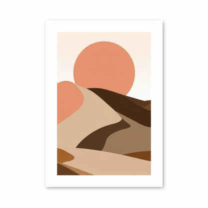 Poster Desert Minimaliste