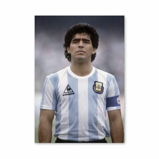 Pôster Diego Maradona Vintage