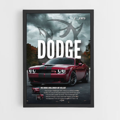 dodge-11 cadre Noir