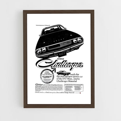 dodge-13 cadre Bois foncé