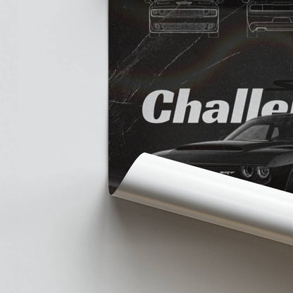 Pôster Dodge II Challenger