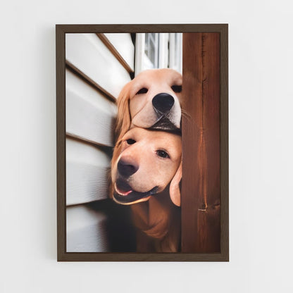 dog-1 cadre Bois foncé