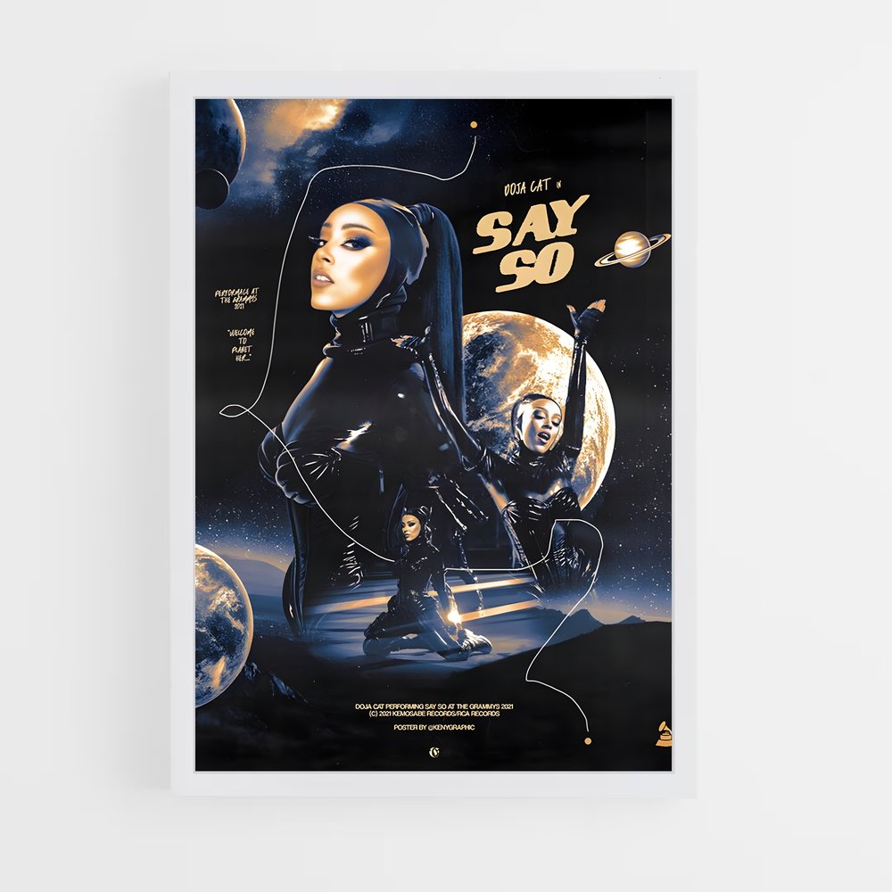 doja-cat-4 cadre Blanc