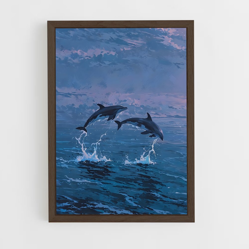dolphin-8 cadre Bois foncé