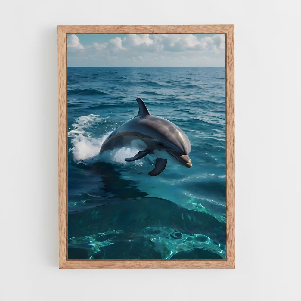 dolphin-9 cadre Bois clair