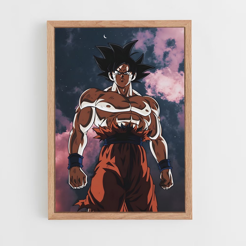 dragon-ball-17 cadre Bois clair