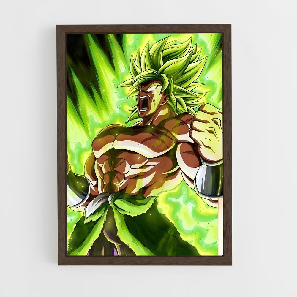 dragon-ball-20 cadre Bois foncé