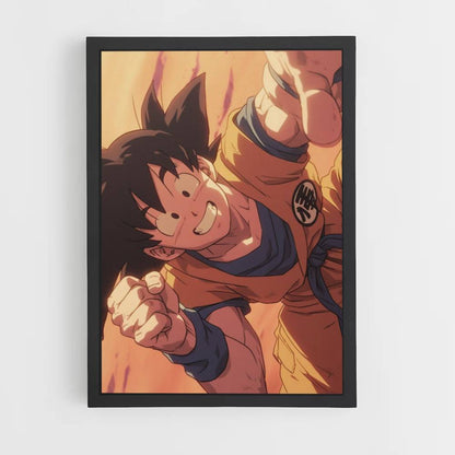 Pôster Goku Sorriso