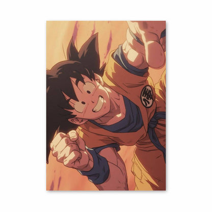 Poster Goku Sourire