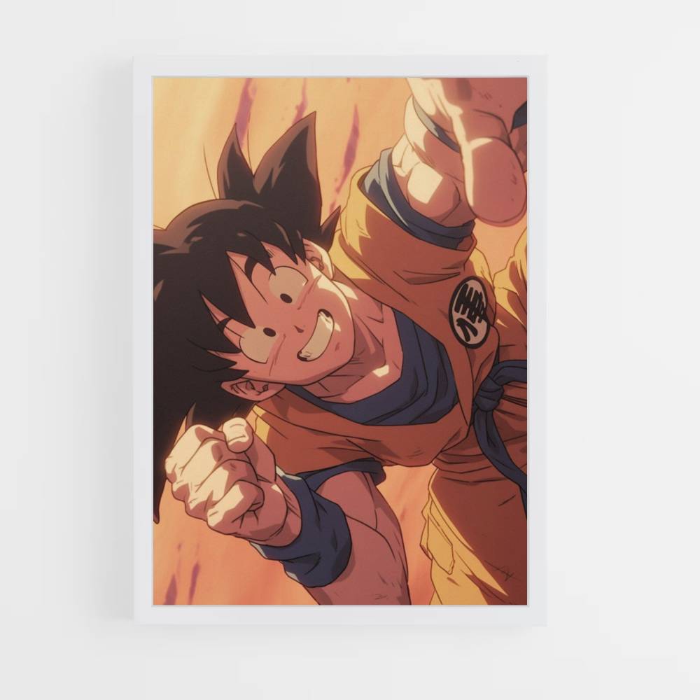 Pôster Goku Sorriso