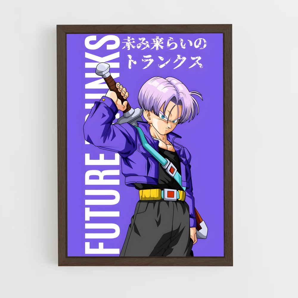 dragon-ball-29 cadre Bois foncé