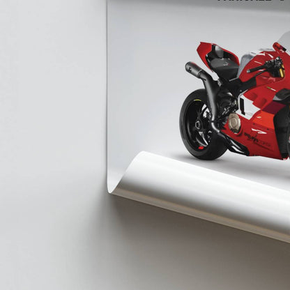 Poster Folha Ducati Panigale V4R